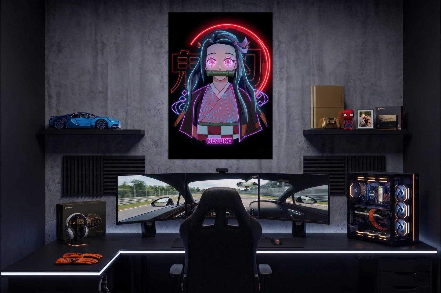 Nezuko Kamado Neon Sign