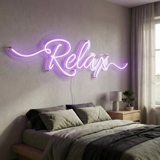 Relax Neon Sign