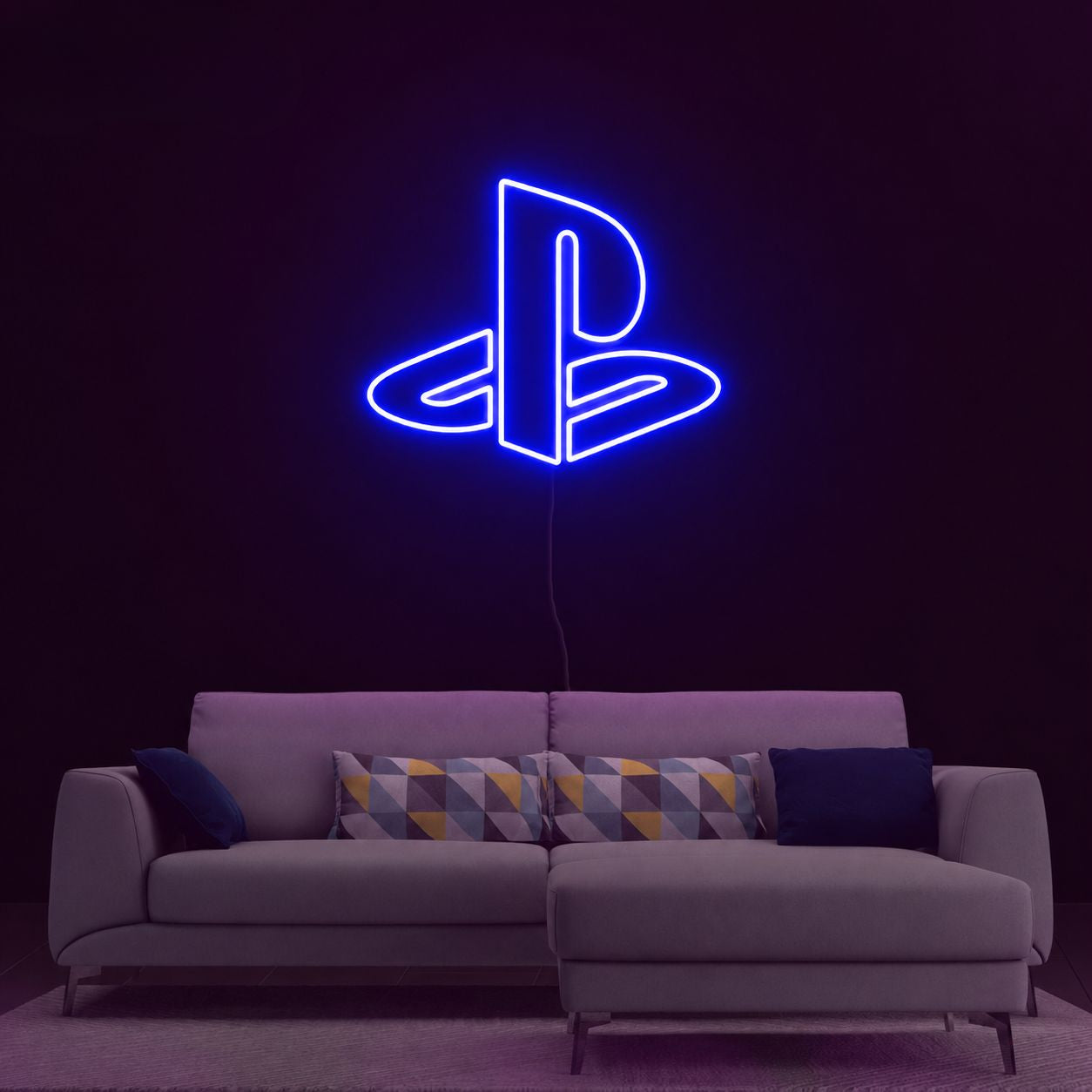 Playstation Neon Sign | Playstation Logo Neon Sign