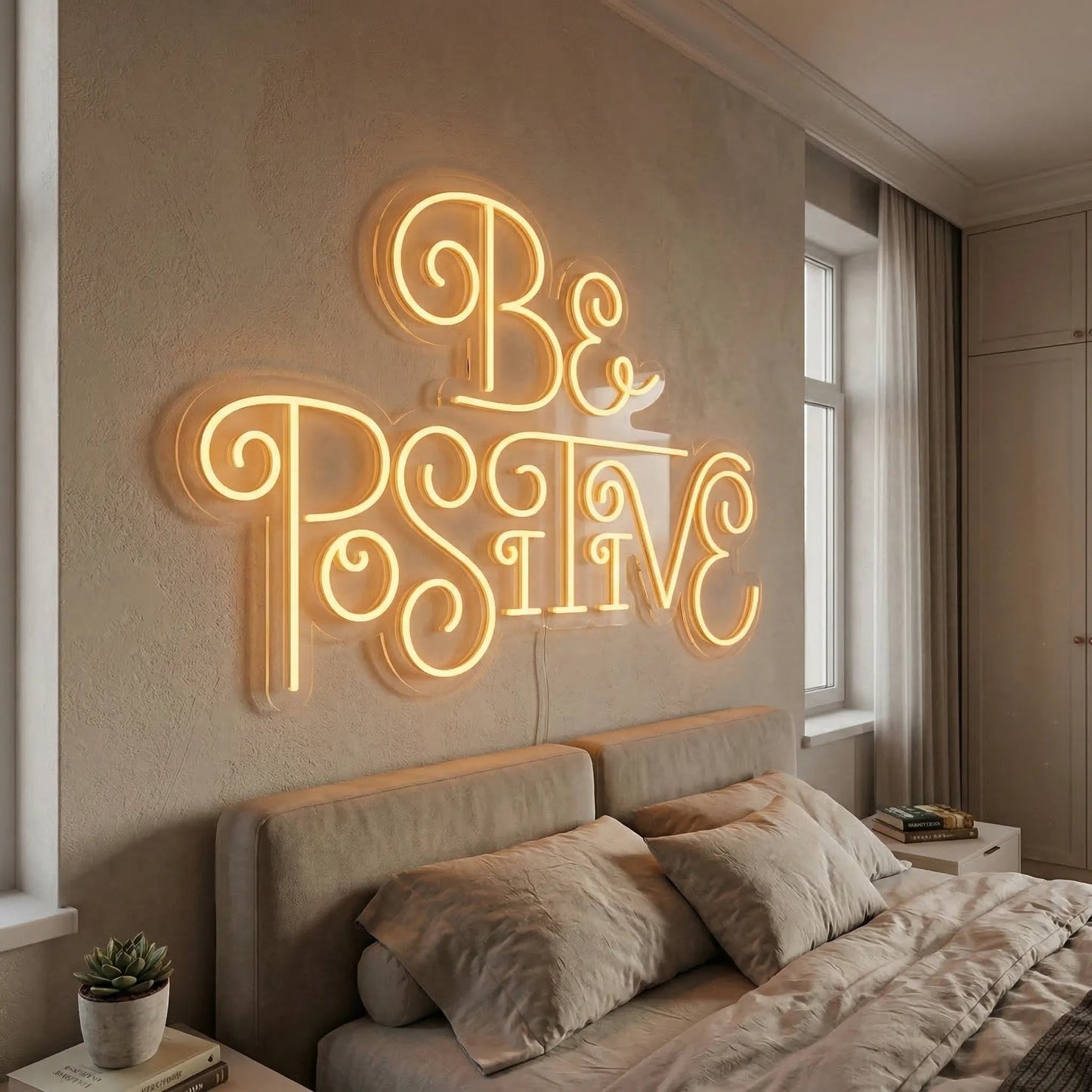 Be Positive Neon Sign