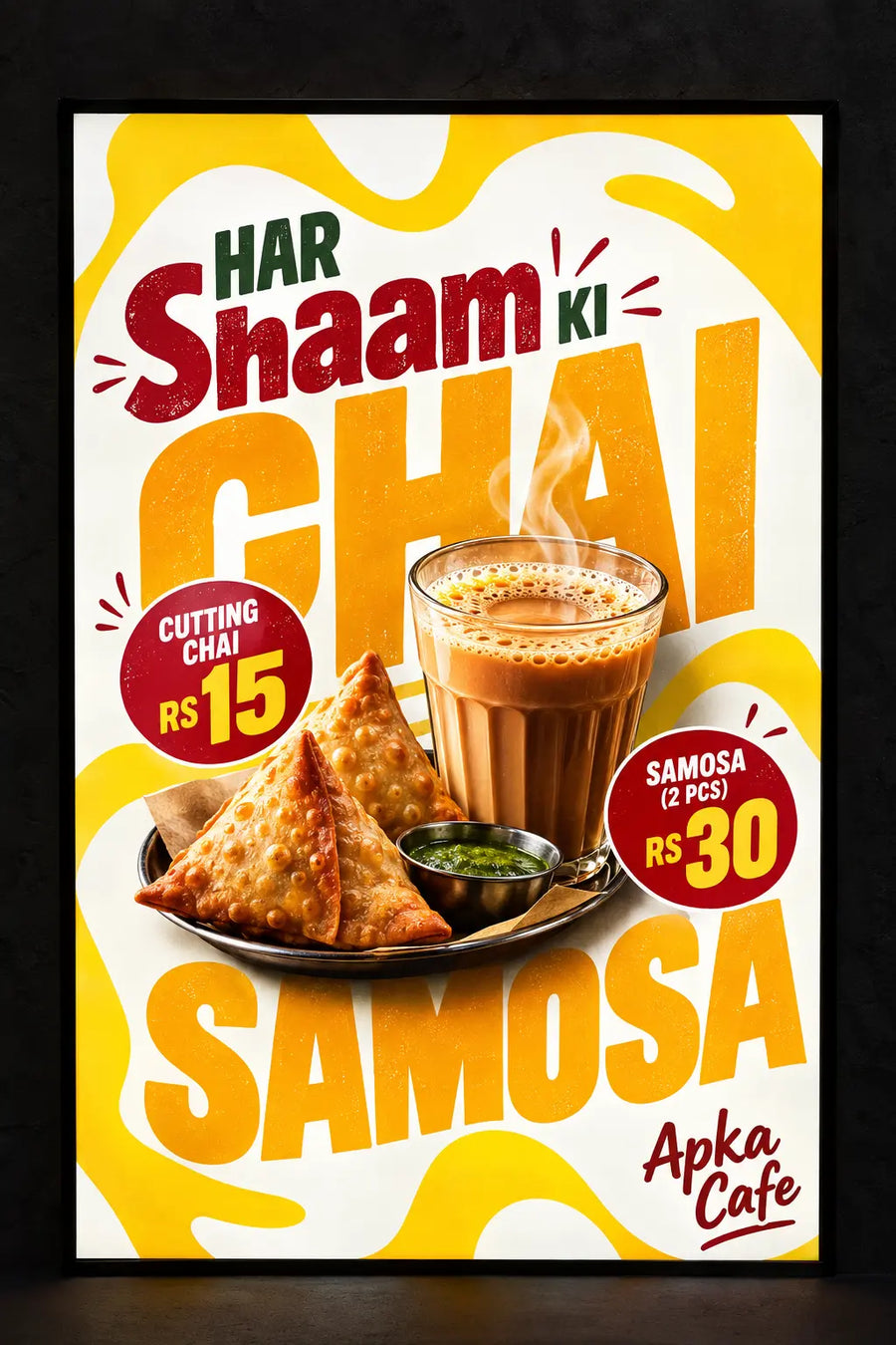 Snap it open. Swap the poster. Done.